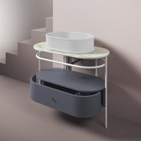 Раковина-чаша Artceram Atelier 60 ATL002 01 00 Белая — фото 3, Раковины