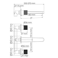 Mosel 4645 Встраиваемый смеситель для раковины — фото 5, Аксессуары для раковины