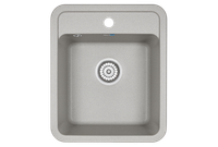 Granula-4202, БАЗАЛЬТ, кухонная мойка, СтандАРТ кварц — фото 1, Кухонные мойки