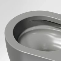 Унитаз Ceramicanova Modena Rimless CN6063MH подвесной Антрацит матовый с сиденьем Микролифт — фото 21, Подвесные унитазы