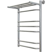 Водяной полотенцесушитель Aringa Лана 80x50 AR03027CH с полкой Хром — фото 1, Водяные полотенцесушители