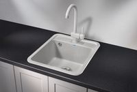 Granula-4202, БАЗАЛЬТ, кухонная мойка, СтандАРТ кварц — фото 2, Кухонные мойки