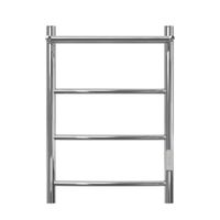 Полотенцесушитель электрический Point Афина PN04846P П3 400x600 с полкой, диммер справа, хром — фото 1, Электрические полотенцесушители