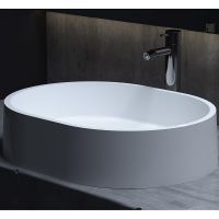 Раковина-чаша Salini Gloria 56 311 1102211M Белая матовая — фото 1, Раковины накладные