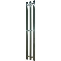 Водяной полотенцесушитель Melodia della vita Etude 100x12 П3 MTREE10012 Полированная сталь — фото 1, Водяные полотенцесушители