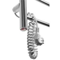 Электрический полотенцесушитель Domoterm Аврора DMT 109-10 50x90 EK L Хром — фото 2, Электрические полотенцесушители