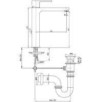 Смеситель для раковины E.C.A. Nita Хром арт-102188048EX — фото 2, Смесители для раковины