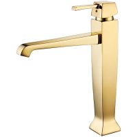 Смеситель для раковины Caprigo Diamante 50-023-oro Золото — фото 1, Смесители для раковины