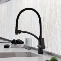 Смеситель для кухни Sancos Eri SC4001MB Черный матовый — фото 3, Смесители для кухни