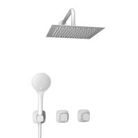 Товар: A9551.266.146.254.328.156.155 Встраиваемый комплект для душа с верхней душевой насадкой и лейкой - фото 4 A9551.266.146.254.328.156.155 Встраиваемый комплект для душа с верхней душевой насадкой и лейкой — фото 4, Душевые системы