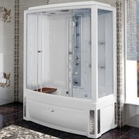 Товар: Душевой бокс Radomir Элис 2 168x85 L 1-04-1-1-5-0960 с баней профиль Белый стекло прозрачное - фото 1 Душевой бокс Radomir Элис 2 168x85 L 1-04-1-1-5-0960 с баней профиль Белый стекло прозрачное — фото 1, Душевые боксы