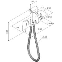 Товар: Гигиенический душ со смесителем Milardo Rora RORWTR0M08 Белый матовый - фото 4 Гигиенический душ со смесителем Milardo Rora RORWTR0M08 Белый матовый — фото 4, Гигиенические души