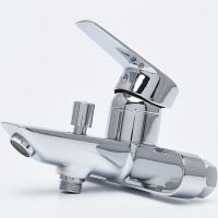 Смеситель для ванны AQUAme Prato AQMP6112 Хром — фото 6, Для душа и ванны