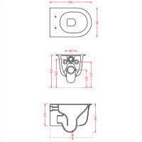Товар: Унитаз Artceram Chic CHV001 17 00 подвесной Черный матовый без сиденья - фото 2 Унитаз Artceram Chic CHV001 17 00 подвесной Черный матовый без сиденья — фото 2, Подвесные унитазы