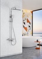 Душевая система Raglo R01.26 с термостатом Хром — фото 4, Душевые системы