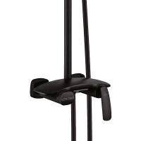 Товар: Душевая система Rose R11H R1136H Черная матовая - фото 5 Душевая система Rose R11H R1136H Черная матовая — фото 5, Душевые системы