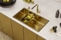 Смеситель для кухни ALVEUS ZEOS P MONARCH GOLD — фото 2, Смесители для кухни