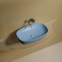 Раковина-чаша Ceramicanova Element 60 CN6049ML Голубая матовая — фото 26, Раковины накладные