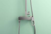 Душевая система Raglo R51.24.09 Графит матовый — фото 37, Душевые стойки