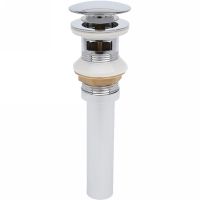 Донный клапан AQUAme AQM7001-1 click-clack Хром — фото 1, Донные клапаны