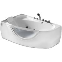 Акриловая ванна Gemy 171х99 G9046 II B L с гидромассажем — фото 1, Акриловые ванны