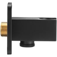 Шланговое подключение Swedbe Platta 5504B Черное матовое — фото 4, Комплектующие для душевого оборудования