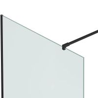 Душевая перегородка Reflection Walk in 90 RX20090CBL-14 профиль Черный матовый стекло прозрачное — фото 10, Душевые перегородки