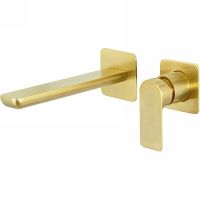 Смеситель для раковины Remer Infinity I15PLBG Золото матовое — фото 1, Смесители для раковины