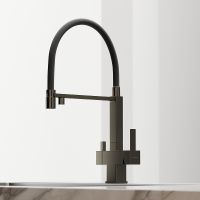 Смеситель для кухни Sancos Moro SC4006GG Вороненая сталь Черный — фото 7, Смесители для кухни