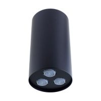 Душевая система Bronze de Luxe Liberty 5011B-S Черная матовая — фото 9, Верхние души