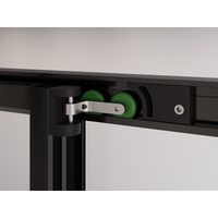 Душевой уголок 120*100*200 RGW LE-45-B Прямоуг./Чёрный/Прозрачное/6 мм (Easy) — фото 5, Прямоугольные душевые уголки