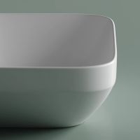 Раковина-чаша Ceramicanova Element 50 CN6055 Белая глянцевая — фото 20, Раковины накладные