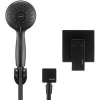 Смеситель для душа Swedbe Platta 5550B Черный матовый — фото 3, Смеситель для душа