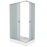 Товар: Душевой уголок Niagara Eco NG-012-14Q (120х80х195) низкий поддон(13см),стекло матовое,2 места - фото 2 Душевой уголок Niagara Eco NG-012-14Q (120х80х195) низкий поддон(13см),стекло матовое,2 места — фото 2, Душевые уголки