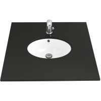 Раковина Creavit 49 TP211-00CB00E-0000 Белая — фото 1, Раковины встраиваемые снизу