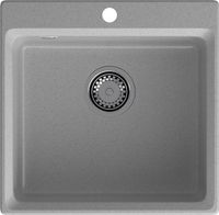 GRANFEST Мойка LEVEL 510 1-чаша 510*500мм серый арт.GF- — фото 2, Кухонные мойки