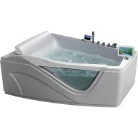 Акриловая ванна Gemy 170х130 G9056 O L с гидромассажем — фото 1, Акриловые ванны
