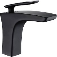 Смеситель для раковины Rose R27H R2701H Черный матовый — фото 1, Смесители для раковины