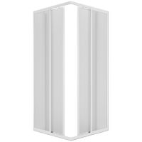 Душевой уголок Melodia della vita Project Quadro 80x80 MCNPQ8080PsWt профиль Белый полистирол призма — фото 3, Квадратные душевые уголки
