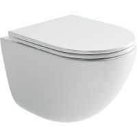 Унитаз Ceramicanova Vogue CN4008T подвесной Белый с сиденьем Микролифт — фото 1, Подвесные унитазы