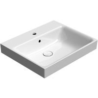 Раковина GSI Nubes 60 9631111 Белая — фото 1, Раковины подвесные