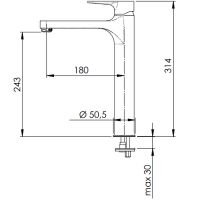 Товар: Смеситель для раковины Remer Winner W11L Хром - фото 2 Смеситель для раковины Remer Winner W11L Хром — фото 2, Смесители для раковины