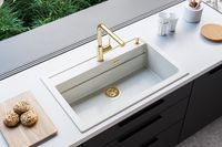 Товар: Мойка для кухни ALVEUS GRANITAL ATROX 40 ARCTIC - G11 790 X 500 1X в комплекте с сифоном 1132823, - фото 3 Мойка для кухни ALVEUS GRANITAL ATROX 40 ARCTIC - G11 790 X 500 1X в комплекте с сифоном 1132823, — фото 3, Кухонные мойки