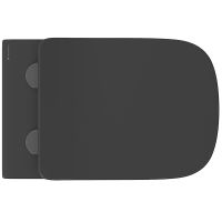 Унитаз Aqueduto Macio Plus MACT0240 подвесной Черный матовый с сиденьем Микролифт — фото 2, Подвесные унитазы