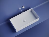 Раковина накладная прямоугольная 701x361x130, цвет белый, арт.CN6071 — фото 11, Раковины накладные