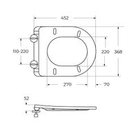 Товар: Унитаз подвесной безободковый с сиденьем CEZARES STREAM CZR-2426-TH-TOR/SC - фото 18 Унитаз подвесной безободковый с сиденьем CEZARES STREAM CZR-2426-TH-TOR/SC — фото 18, Подвесные унитазы