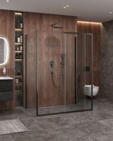 Душевой уголок CEZARES MOLVENO-AH-12-140/90-C-GM-IV — фото 2, Душевые уголки