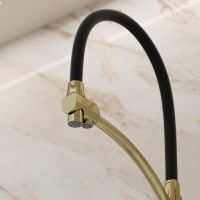 Смеситель для кухни Sancos Eri SC4001ZG Полированное золото Черный — фото 6, Смесители для кухни