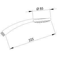 Товар: Ручной душ Remer 317MRX Хром - фото 2 Ручной душ Remer 317MRX Хром — фото 2, Лейки для душа