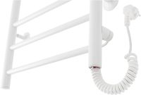 Электрический полотенцесушитель Domoterm Аврора DMT 109-6 40x80 EK R Белый матовый арт-DMT109-640x80БЕЛEKR — фото 3, Электрические полотенцесушители